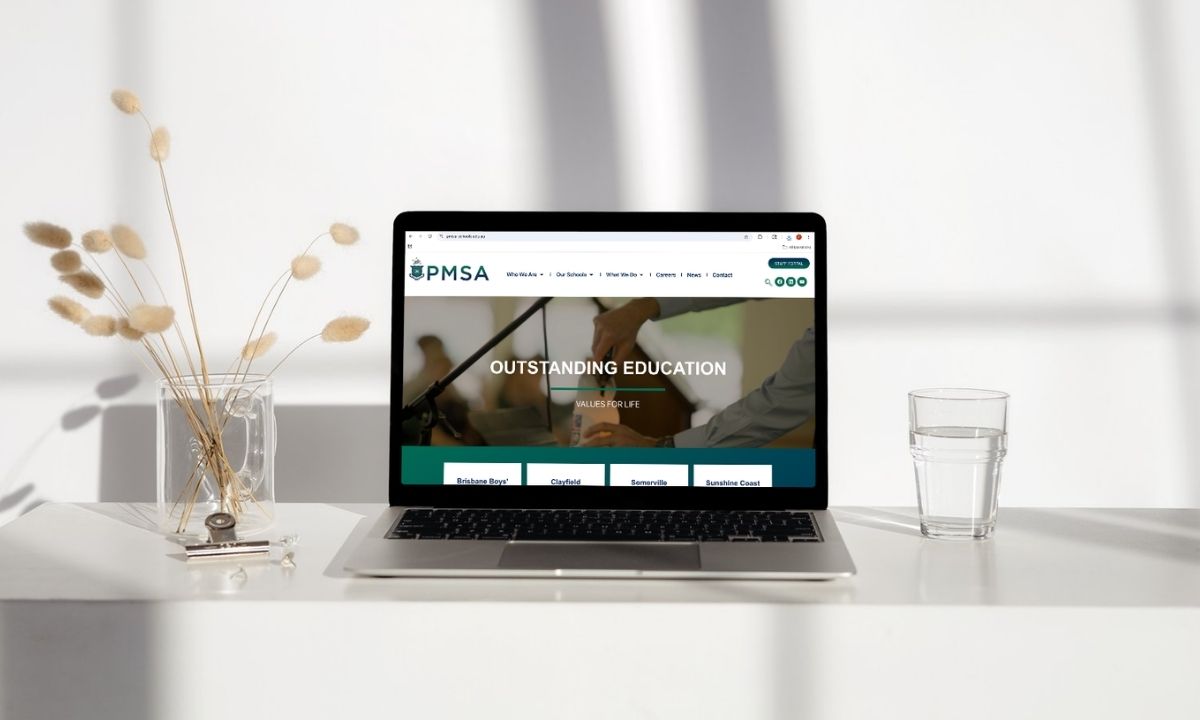PMSA website design, Portfolio