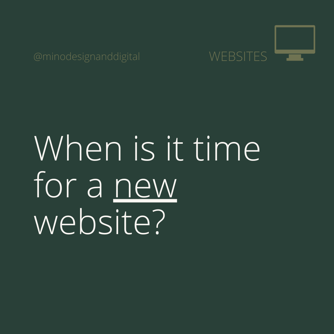 When is it time for a new website?